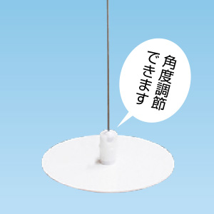 ミニのぼり用平台ポール（針金）